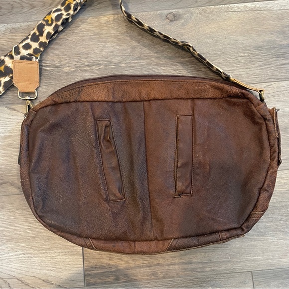 Hoakon Helga vintage brown leather bag purse handmade hobo Etsy - Picture 1 of 9